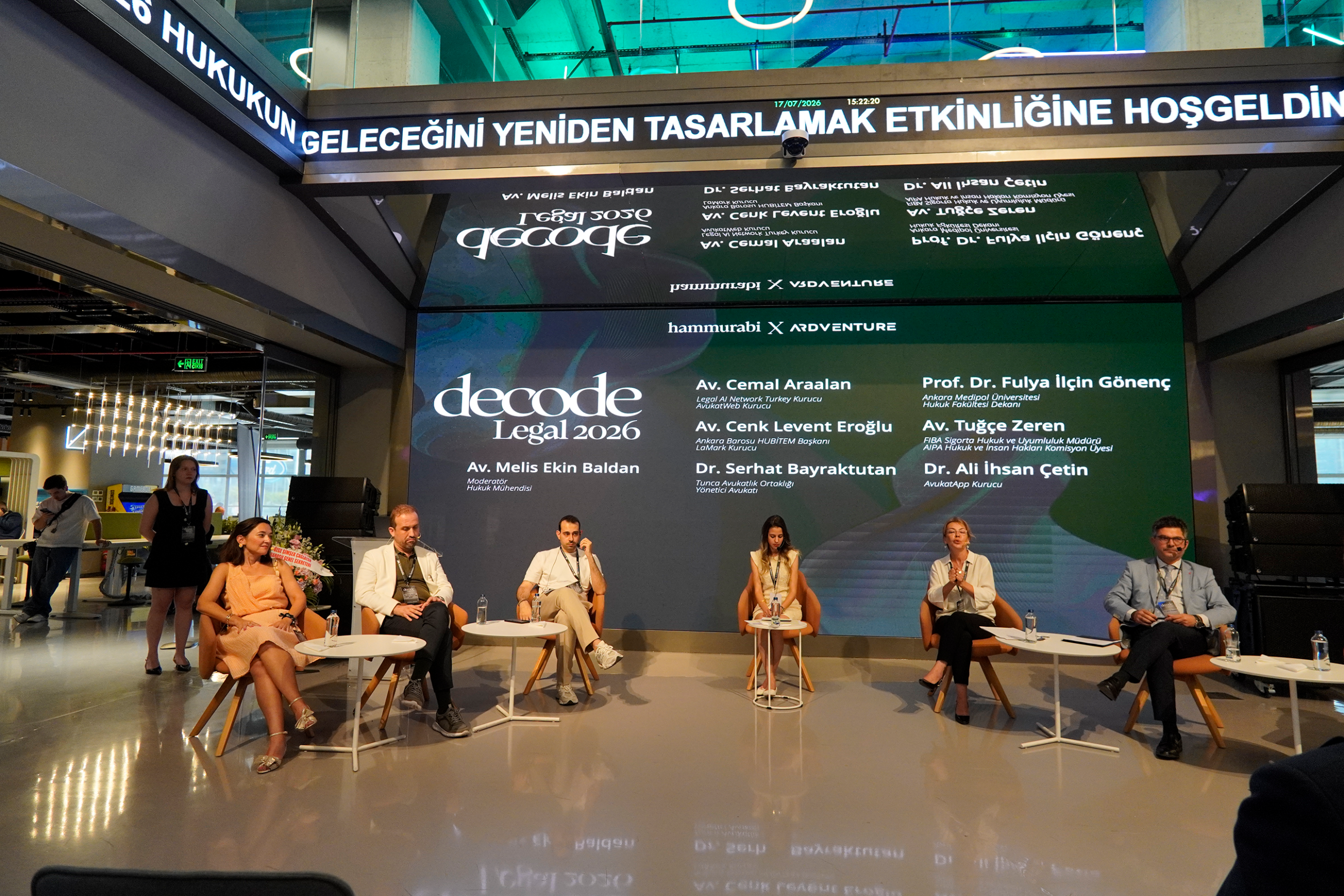 DECODE Legal 2026 ana sahne paneli konuşmacıları